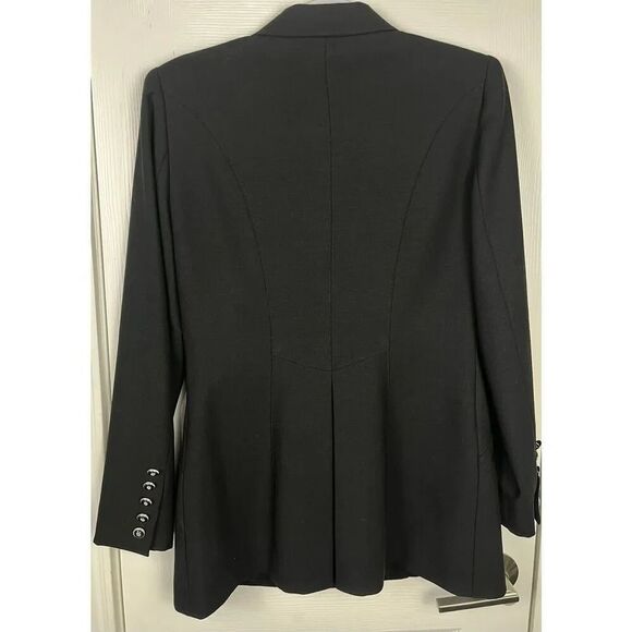 Vintage 90s CARLISLE 100% Wool Jacket Blazer Women’s Size 4 Zippered‎ Pockets - Picture 8 of 9